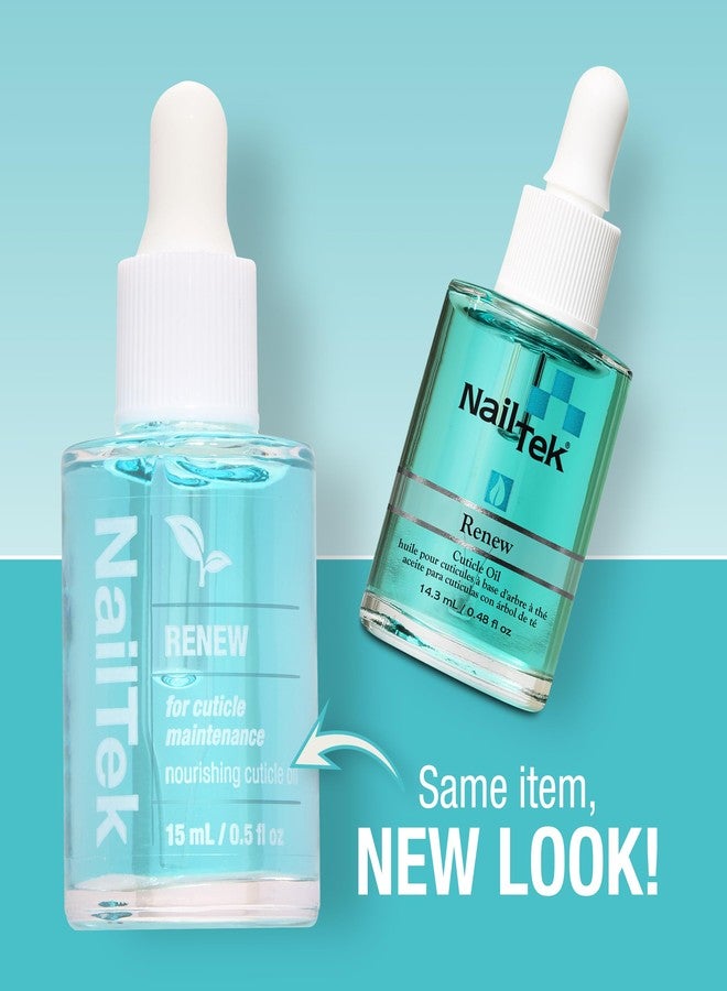 Nail Tek Renew Cuticle Oil – Nourishing & Hydrating Cuticle Treatment, Moisturizing Nail Care, Softens Dry Cracked Cuticles, Promotes Healthy Nails Growth, 0.5 fl oz - Image 2